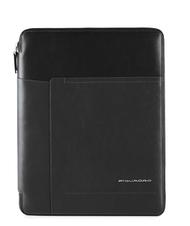 PIQUADRO clipboard CARY line, in leather Black - Tablet holder& Organizer - 1