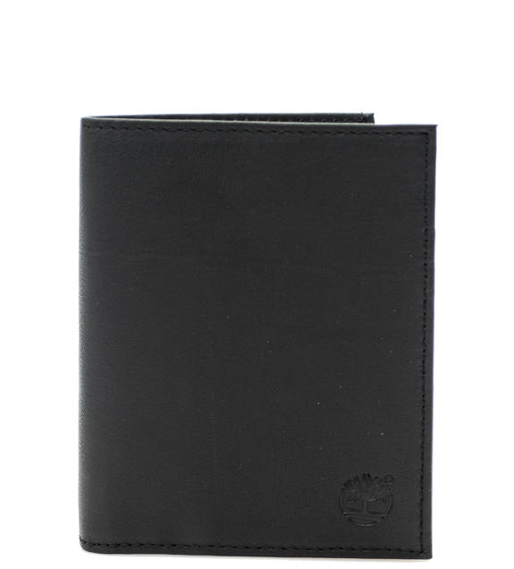 TIMBERLAND wallet VERTICAL, leather BLACK - Men’s Wallets
