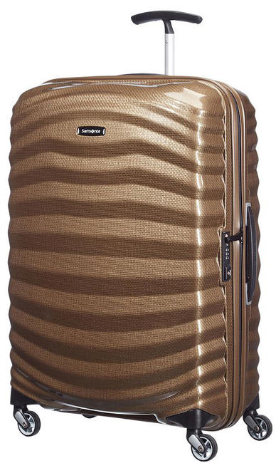 SAMSONITE trolley case LITE-SHOCK line; medium size; ultralight sand - Rigid Trolley Cases