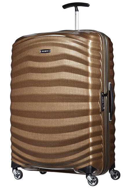 SAMSONITE trolley case LITE-SHOCK line; L size; ultralight sand - Rigid Trolley Cases