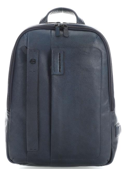 PIQUADRO backpack P15, PC port 14 " blue - Laptop backpacks