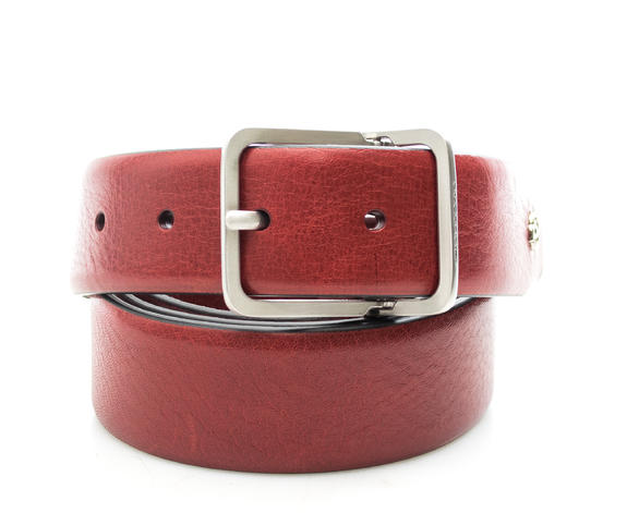 PIQUADRO belt C56, in leather bordeaux - Belts