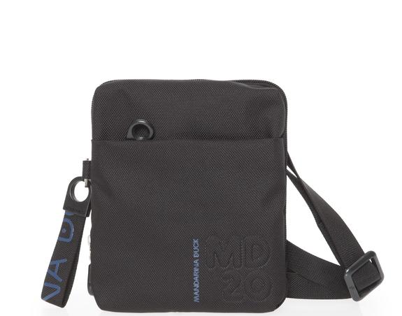 MANDARINA DUCK MD20 Mini bag with shoulder strap, ultra-light BLACK - Women’s Bags