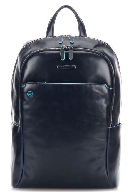 PIQUADRO backpack BLUE SQUARE, 15.6 "PC holder blue - Laptop backpacks