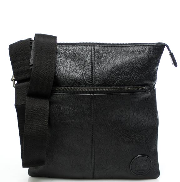 TIMBERLAND pouch Leather BLACK - Over-the-shoulder Bags for Men