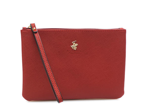 BEVERLY HILLS POLO CLUB  Clutch bag with cuff RED - Women’s Bags