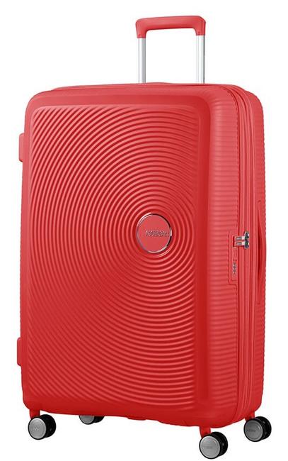 AMERICAN TOURISTER trolley case SOUNDBOX line. large. expandable red coral - Rigid Trolley Cases