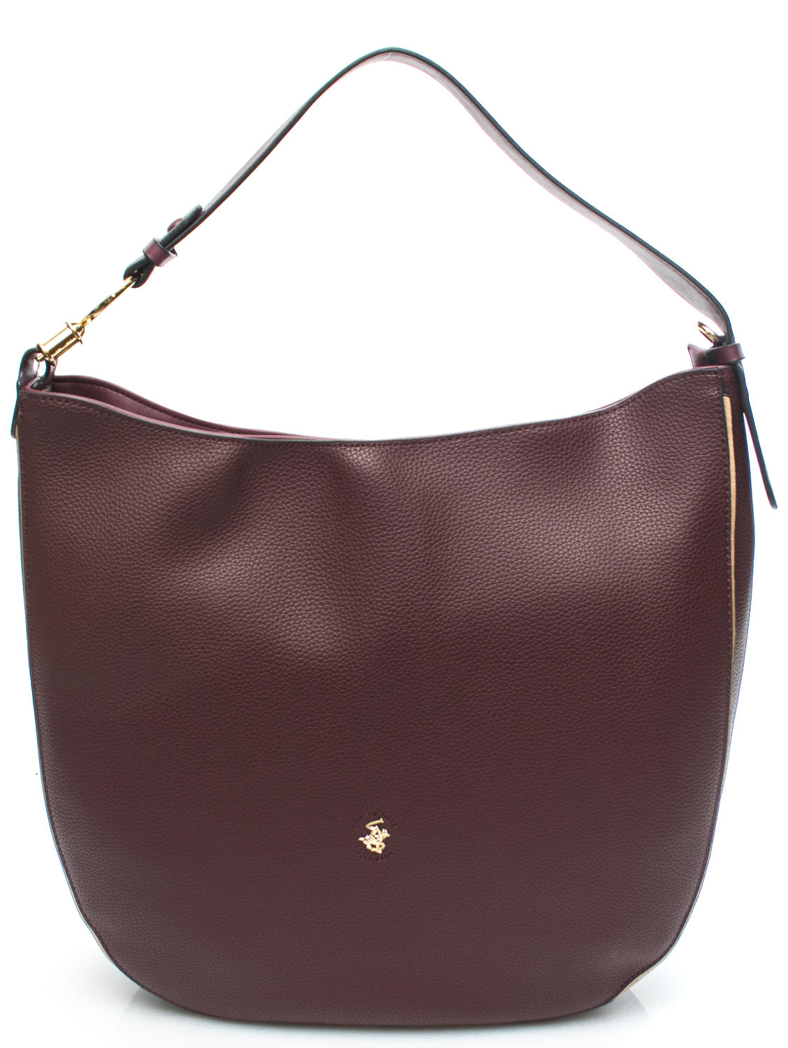 Beverly Hills Polo Club Shoulder Bag With Shoulder Strap Bordeaux