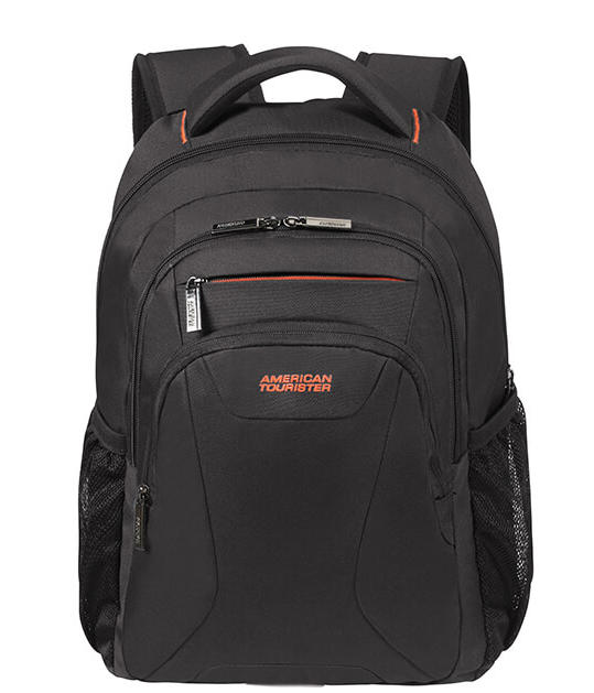 AMERICAN TOURISTER backpack AT WORK, tablet and 14.1” PC case BLACK / ORANGE - Laptop backpacks