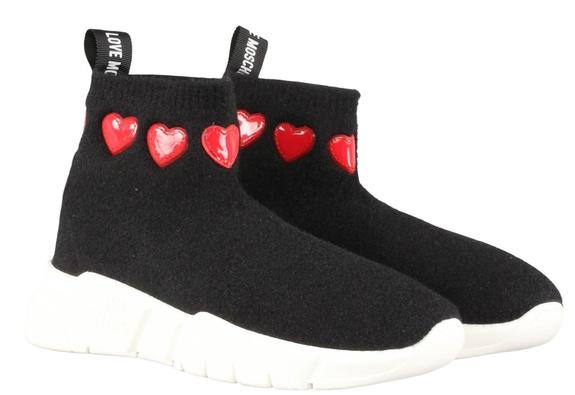 love moschino sneakers socks