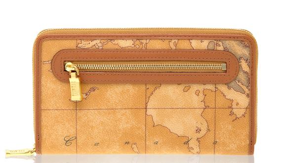 ALVIERO MARTINI PRIMA CLASSE Wallet ALVIERO MARTINI 1 ^ CLASSE GEO CLASSIC, Zip Around, ultra-thin NATURAL - Women’s Wallets