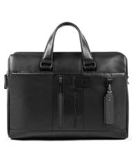 PIQUADRO folder URBAN, PC holder 15,6 ", in leather - Work Briefcases