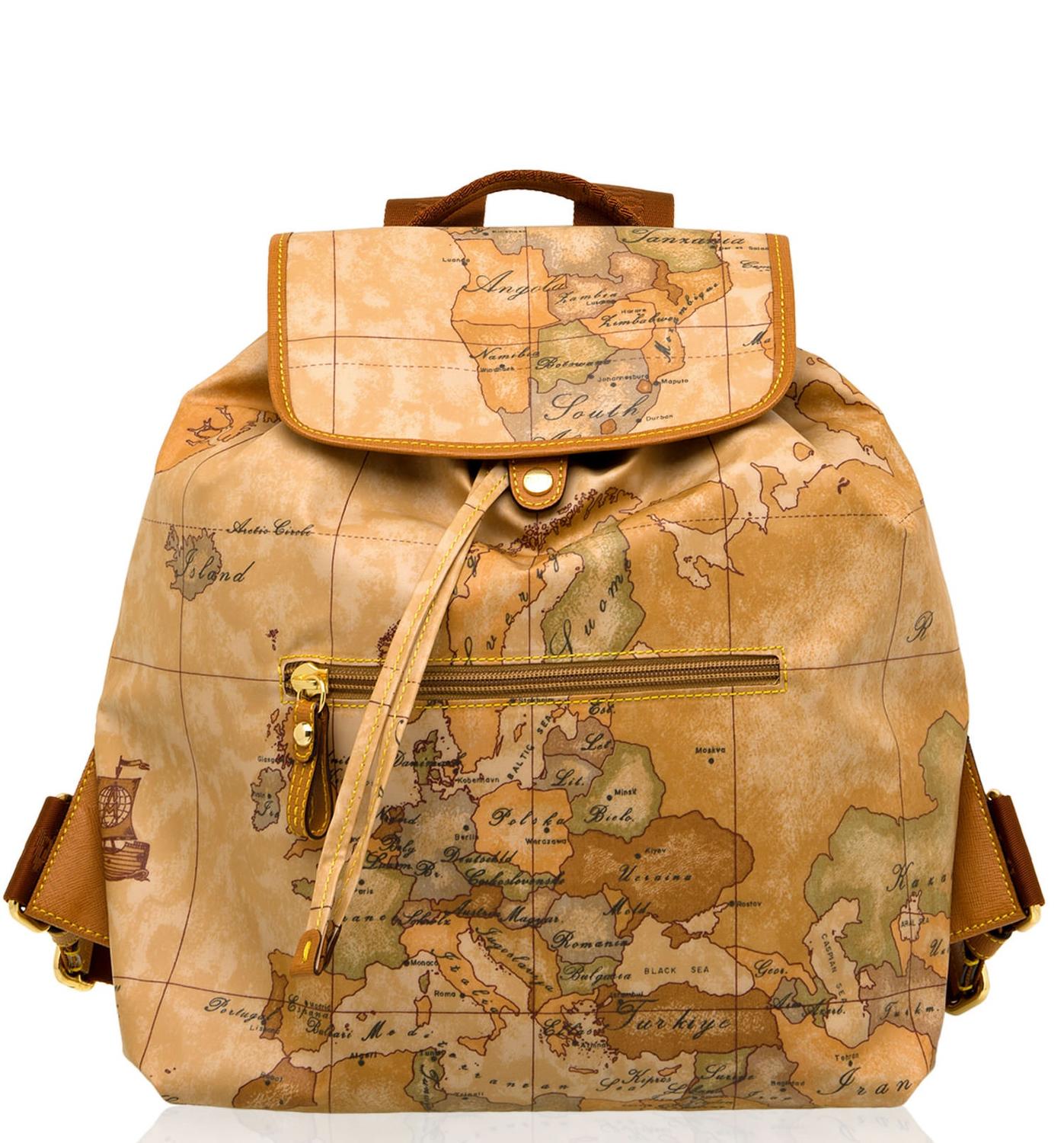 Alviero Martini Prima Classe Alviero Martini 1 ^ Class Geo Soft Shoulder  Backpack Natural - Buy On Le Sac!