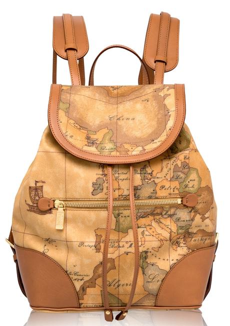 ALVIERO MARTINI PRIMA CLASSE ALVIERO MARTINI 1 ^ CLASS Geo Shoulder backpack, Made in Italy NATURAL - Women’s Bags