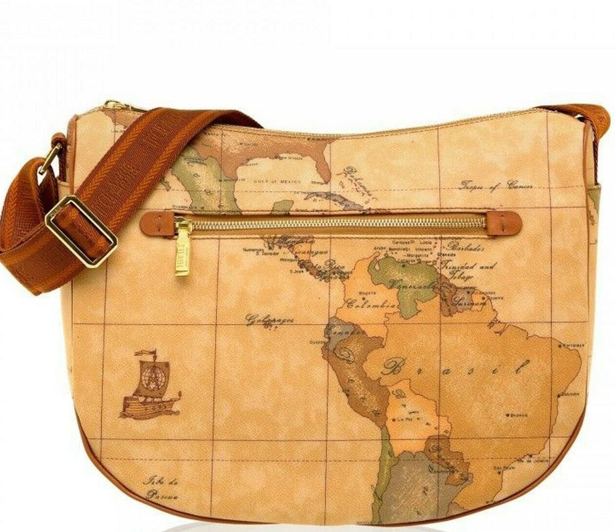 Alviero Martini Prima Classe Alviero Martini 1 Class Geo Classic Shoulder Bag Natural Buy At Outlet Prices