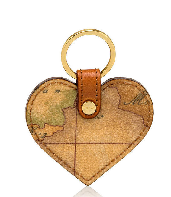 ALVIERO MARTINI PRIMA CLASSE ALVIERO MARTINI 1 ^ CLASS Heart keychain, GEO print NATURAL - Key holders