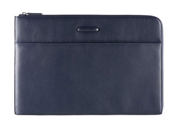 PIQUADRO Modus 15 "MacBook leather case blue - Tablet holder& Organizer