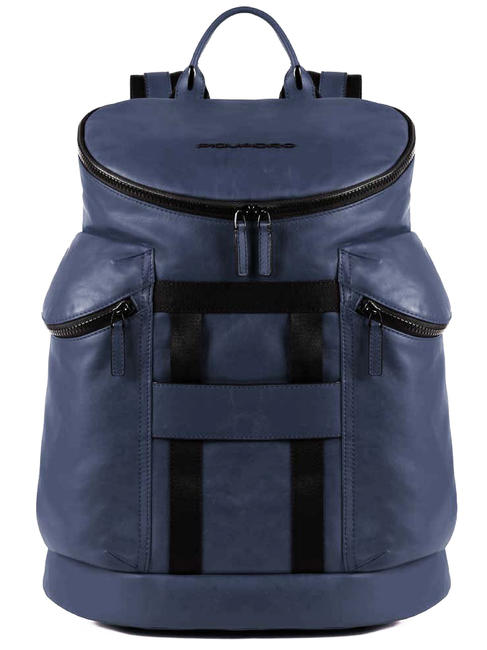 PIQUADRO backpack SETEBOS, 15.6 "pc holder blue - Laptop backpacks