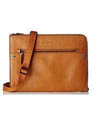 PIQUADRO iPad case PIKE, in leather, with shoulder strap LEATHER - Tablet holder& Organizer - 1