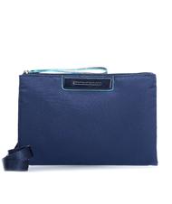 PIQUADRO Celion Clutch bag with shoulder strap blue - Women&rsquo;s Bags - 1