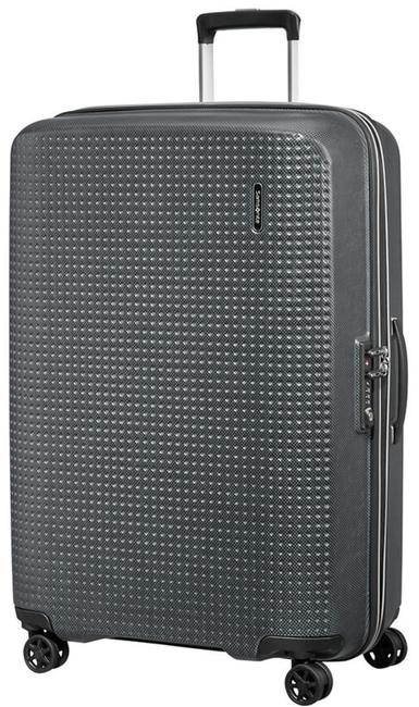 SAMSONITE trolley PIXON SPINNER, large size, with integrated scale Graphite - Rigid Trolley Cases