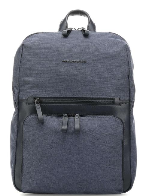 PIQUADRO backpack TIROS, 14” PC case blue - Laptop backpacks