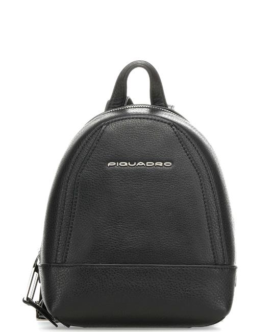 PIQUADRO Muse Mini Leather Mini Backpack Black - Women’s Bags
