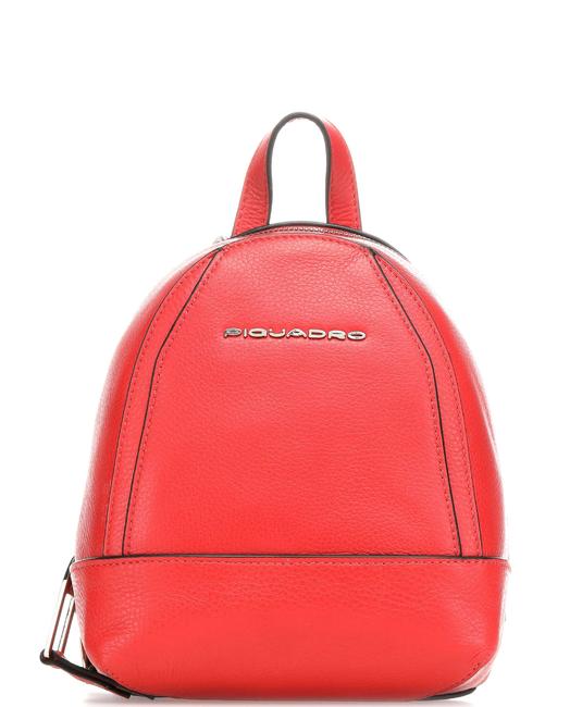 PIQUADRO Muse Mini Leather Mini Backpack RED - Women’s Bags
