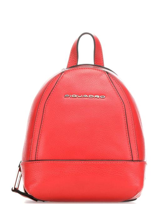 PIQUADRO Muse Mini Leather Mini Backpack RED - Women’s Bags