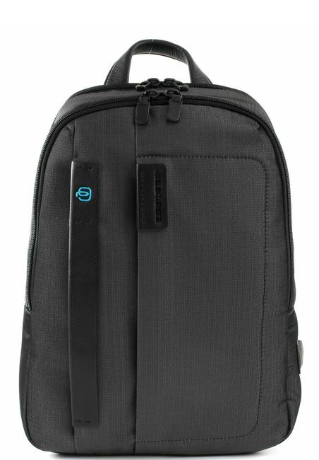 PIQUADRO backpack Line P16, PC port up to 14 " CHEVRON / GRAY - Laptop backpacks