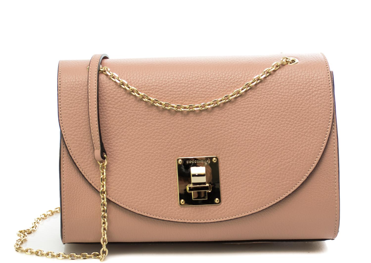 Coccinelle Agatha Mini Bag, In Leather Pivoine - Shop Online At Best ...