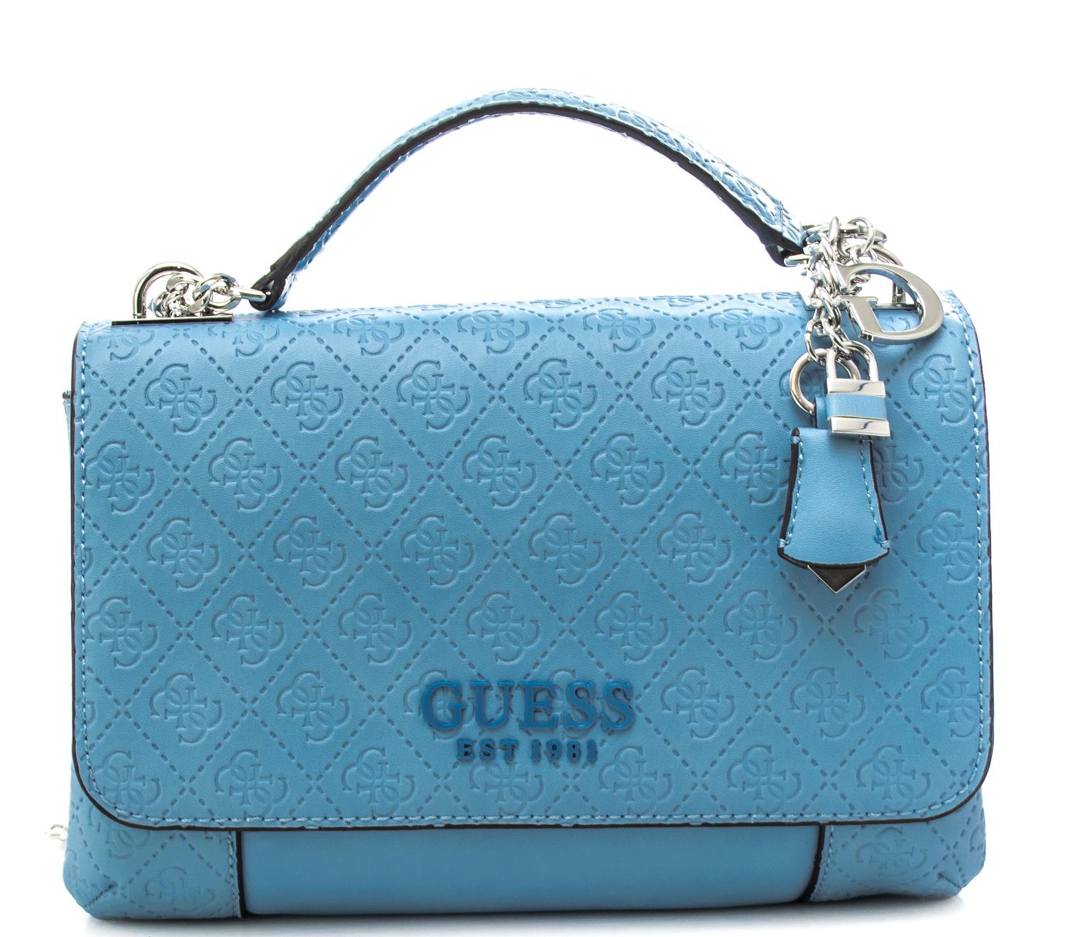guess blue bag