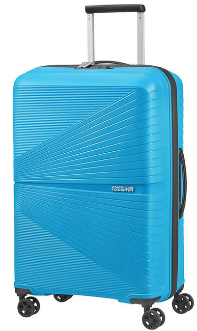 AMERICAN TOURISTER Trolley AIRCONIC, medium size, light Sporty Blue - Rigid Trolley Cases