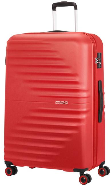 AMERICAN TOURISTER trolley WAVETWISTER, large size VIVID RED - Rigid Trolley Cases