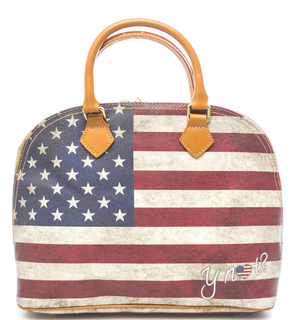 YNOT Flag Vintage Medium Handbag; with shoulder strap USA - Women’s Bags