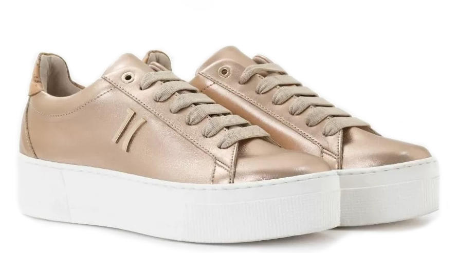 Alviero Martini 1St Class High Sneakers In Laminated Synthetic Leather  Naked - Buy On Le Sac!