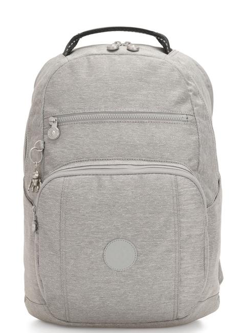 KIPLING backpack TROY, 15” PC case Chalk Gray - Backpacks & School and Leisure