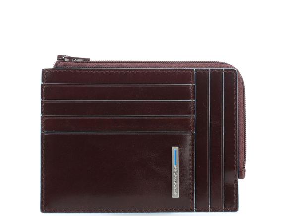 PIQUADRO wallet BLUE SQUARE line MAHOGANY - Men’s Wallets