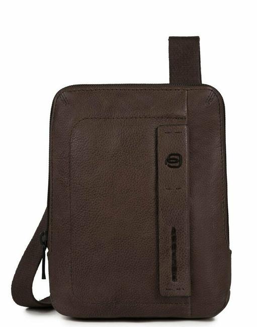 PIQUADRO bag P15 PLUS, 7.9” tablet case MORO - Over-the-shoulder Bags for Men