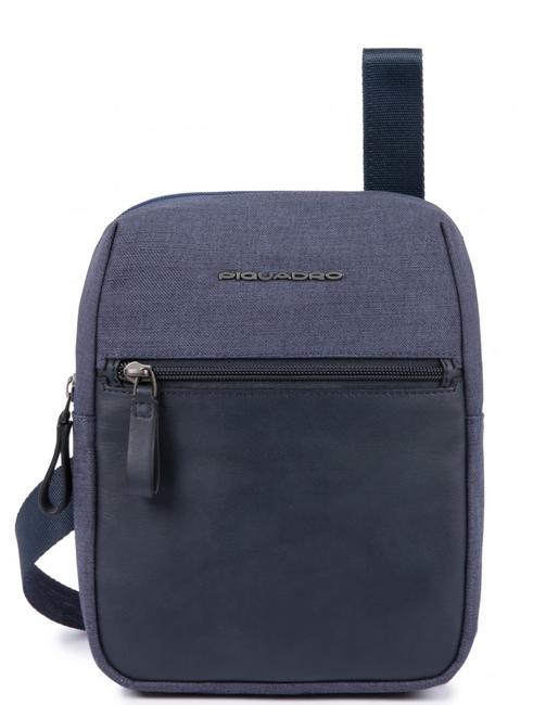 PIQUADRO bag TIROS, iPad Mini case blue - Over-the-shoulder Bags for Men