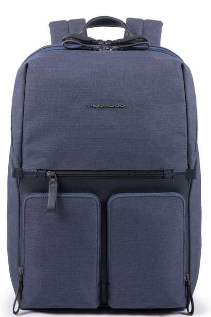 PIQUADRO backpack TIROS Fast Check, 15.6” PC case blue - Laptop backpacks