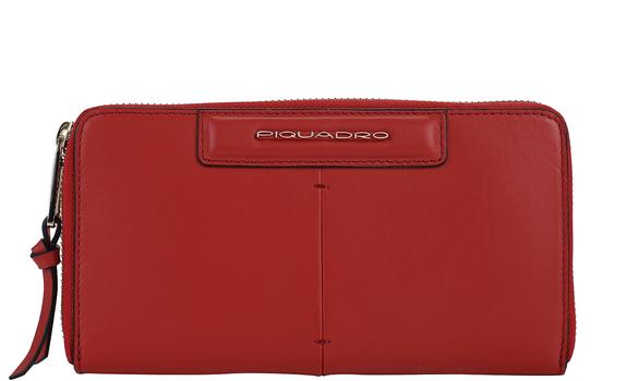 PIQUADRO wallet SPLASH red / sand - Over-the-shoulder Bags for Men