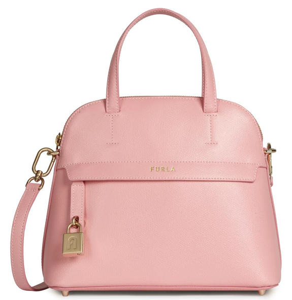 FURLA Piper Small Handbag with shoulder strap PINK - Women’s Bags