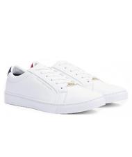 TOMMY HILFIGER  ESSENTIAL CUPSOLE, Sneakers in leather - Women&rsquo;s shoes