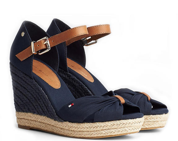 TOMMY HILFIGER BASIC BASIC Open toe high sandals desert sky - Women’s shoes