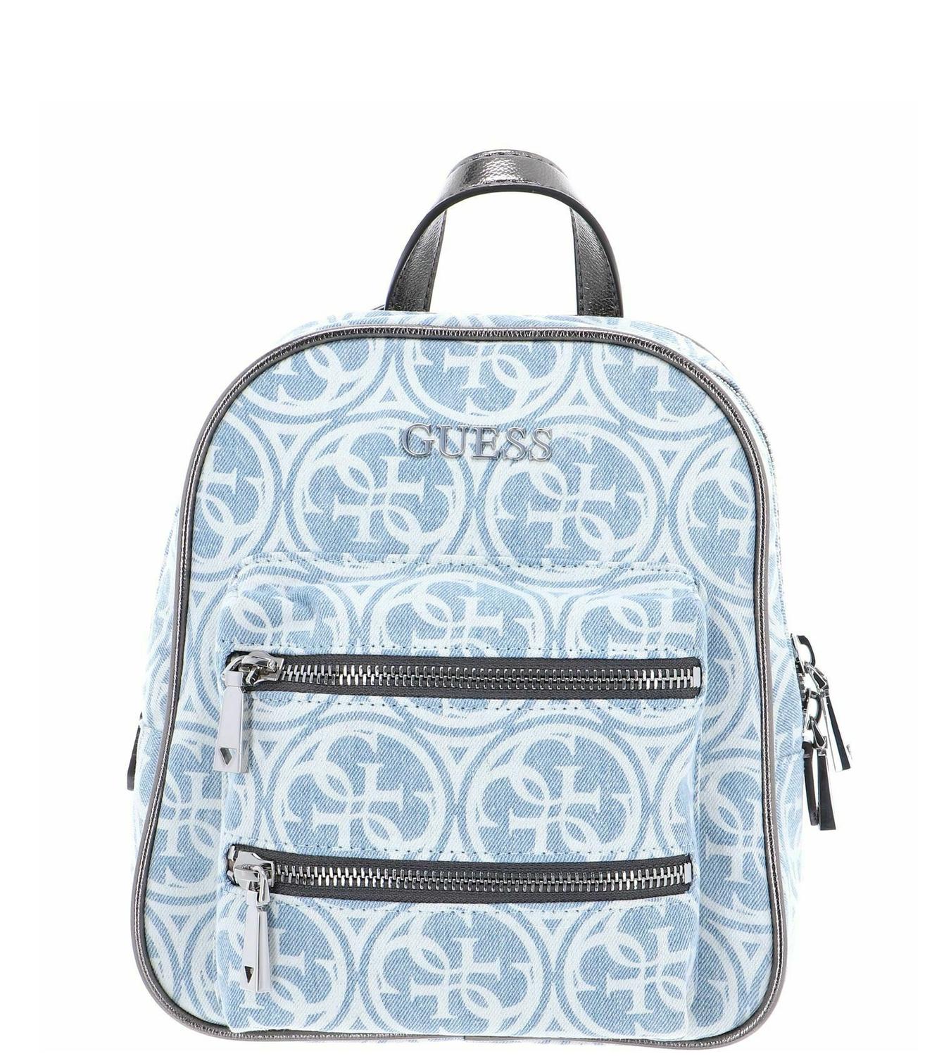 guess denim backpack