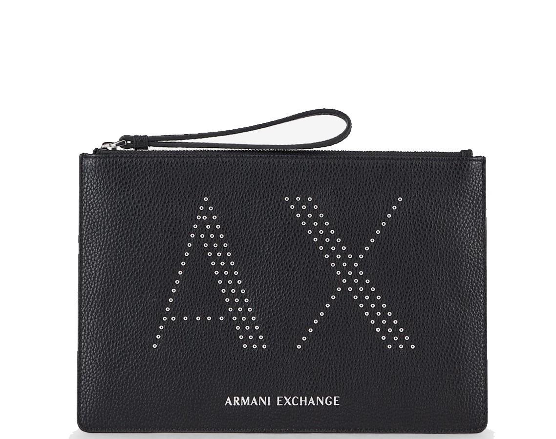 armani exchange clutch bag