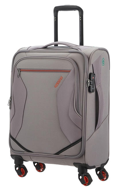 AMERICAN TOURISTER Trolley ECO WONDER, hand luggage in RECYCLEX ™ gray - Hand luggage