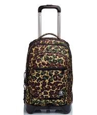 INVICTA  NEW PLUG ANIMALIER Trolley backpack 3 in 1 LEO GREEN - Backpack trolleys - 1