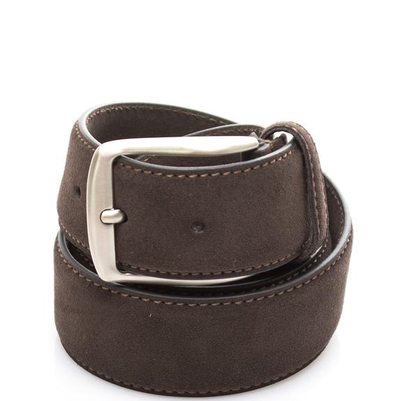 TIMBERLAND belt CASUAL, in suede leather cocoa - Belts